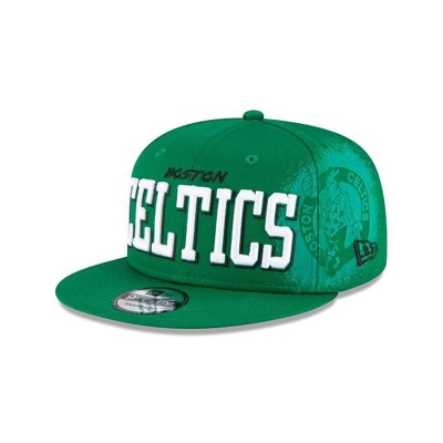 Boston Celtics Gorra | New Era NBA Faded 9fifty Snapback Cap Mexico - Verdes